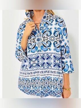 TUCKERNUCK Majolica Tile Blouse